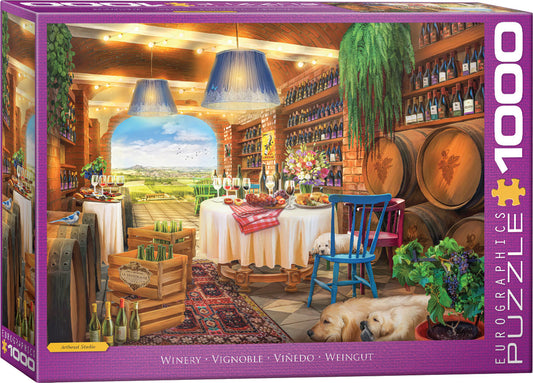 Eurographics Winery 1000-Piece Puzzle