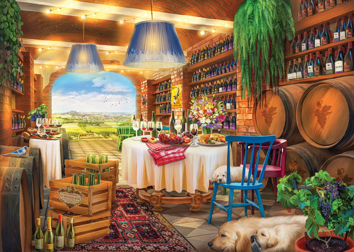 Eurographics Winery 1000-Piece Puzzle