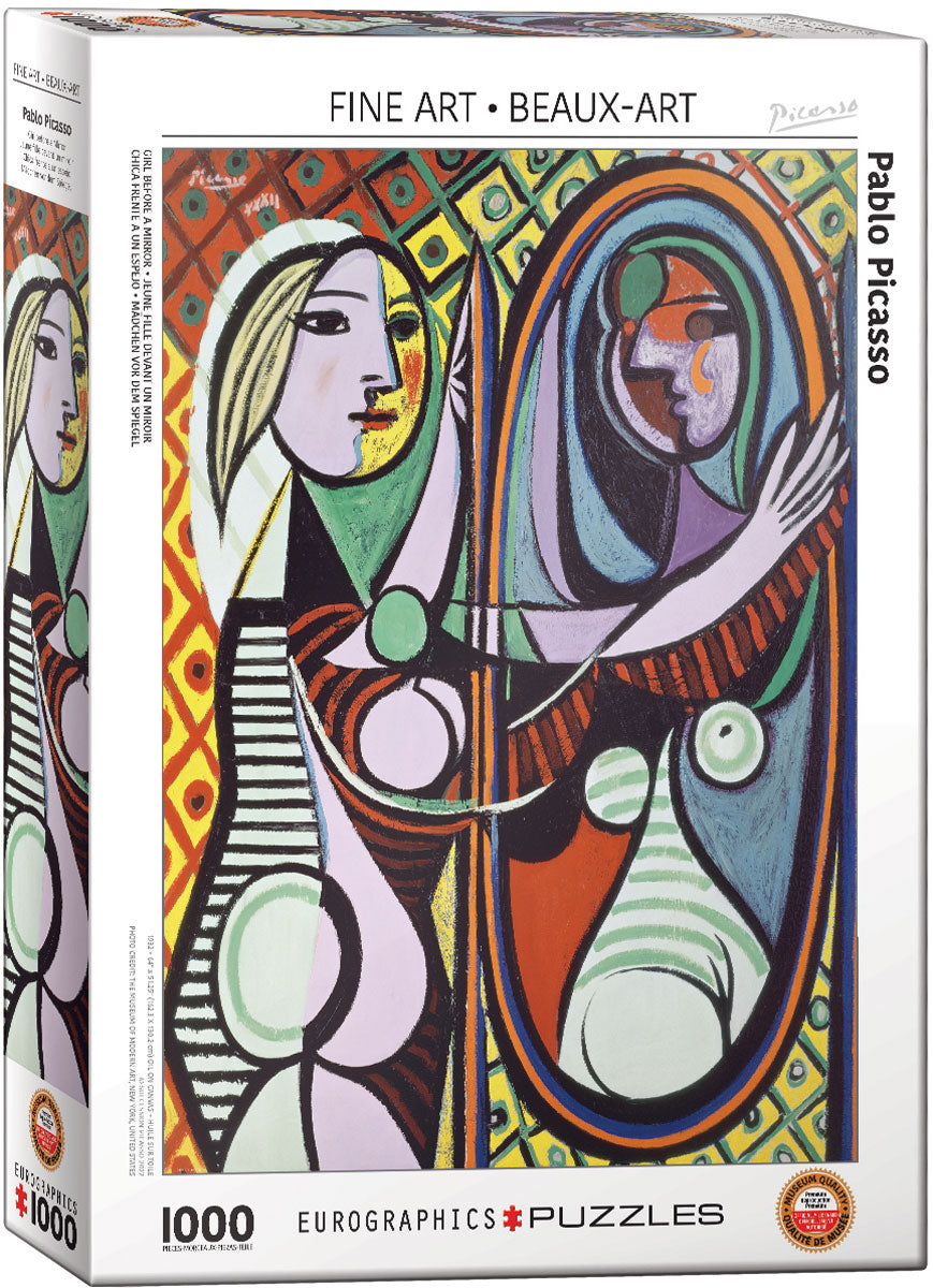 Eurographics Girl Before a Mirror 1000-piece Puzzle