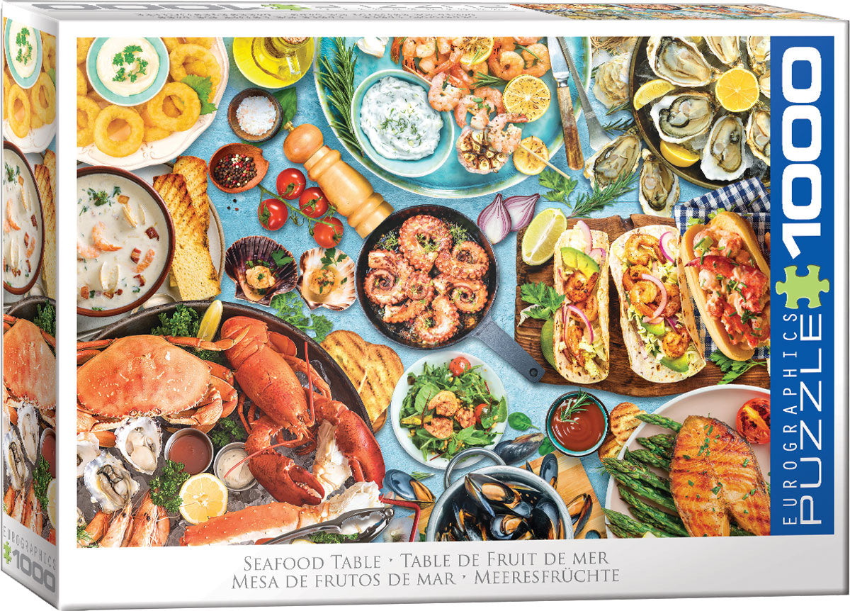 Eurographics Seafood Table 1000-Piece Puzzle