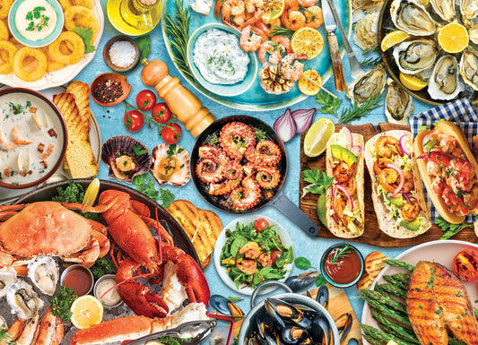 Eurographics Seafood Table 1000-Piece Puzzle