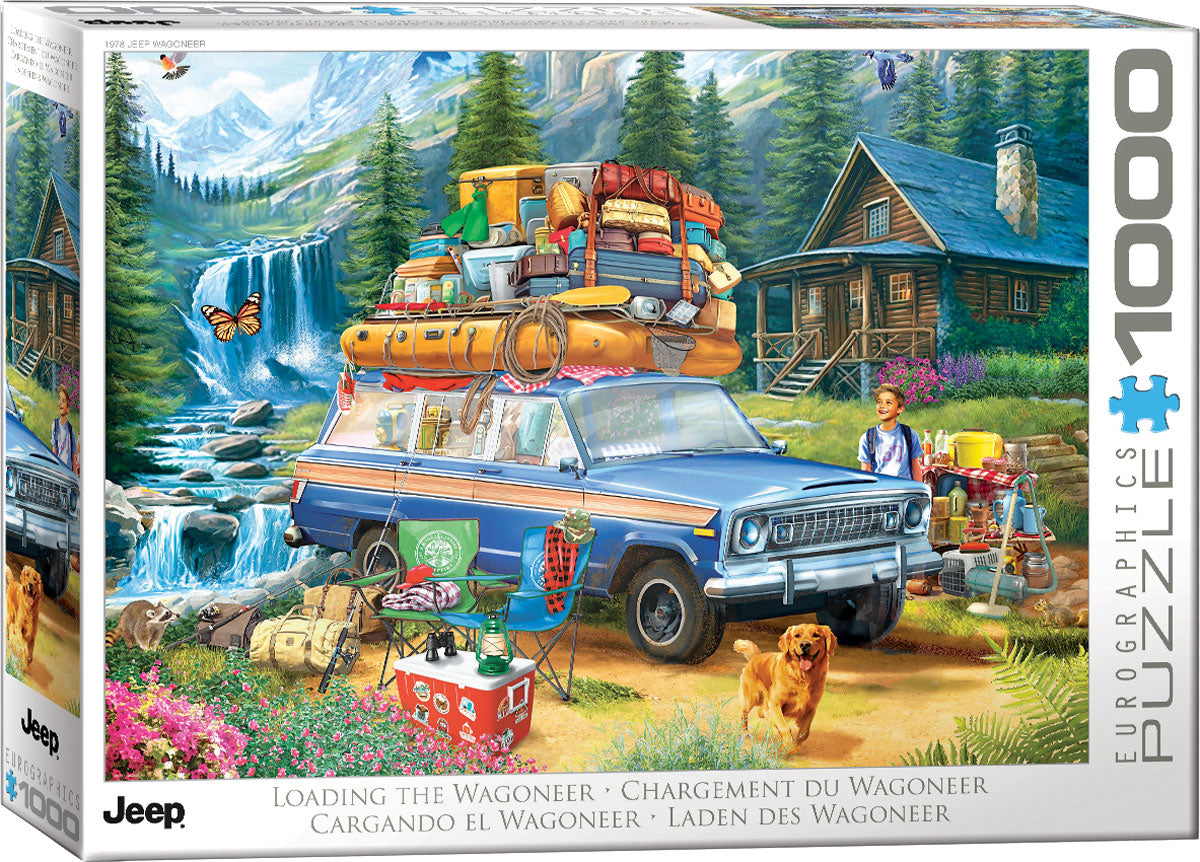 Eurographics Loading the Jeep Wagoneer 1000-Piece Puzzle