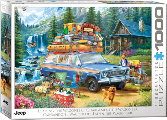 Eurographics Loading the Jeep Wagoneer 1000-Piece Puzzle