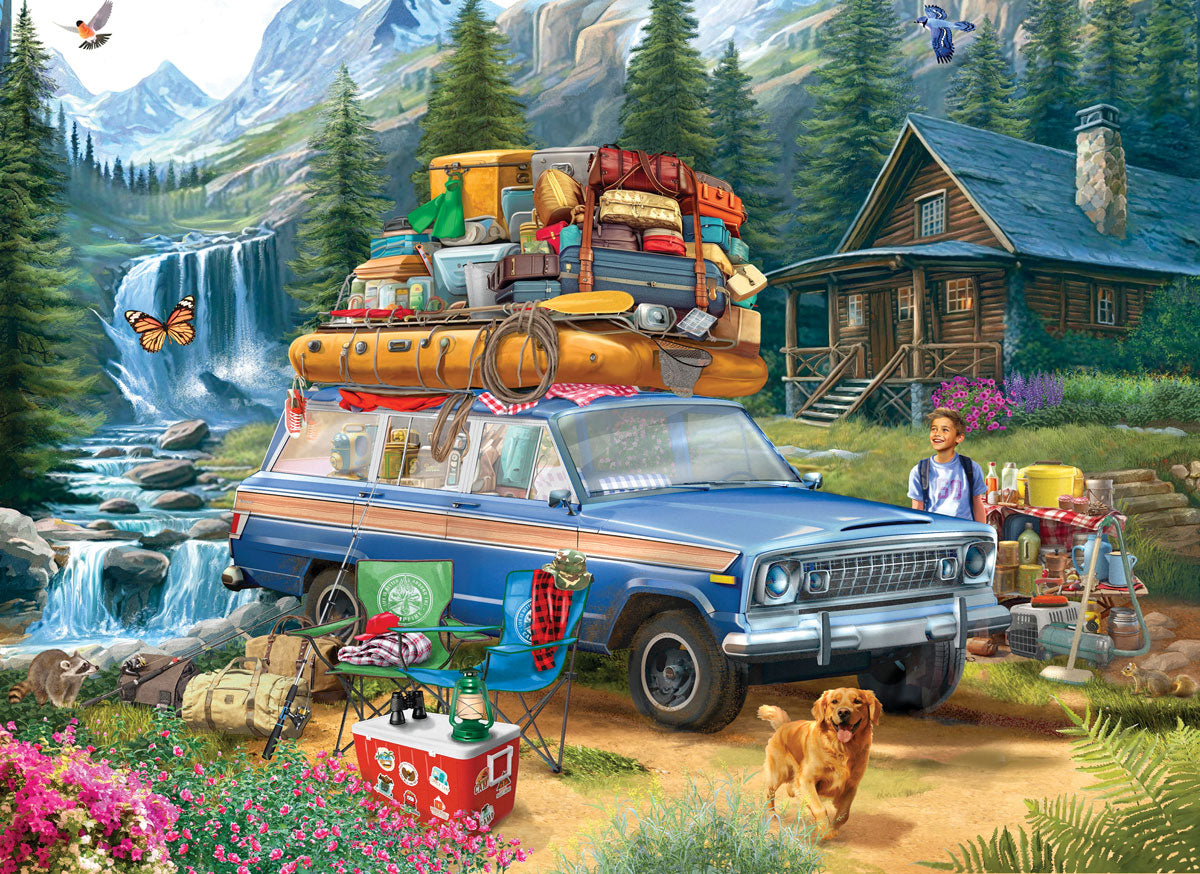 Eurographics Loading the Jeep Wagoneer 1000-Piece Puzzle