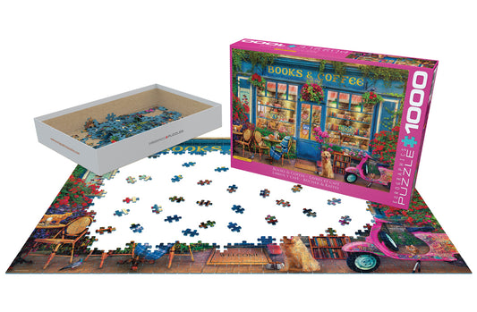 Eurographics Books & Coffee 1000-Piece Puzzle
