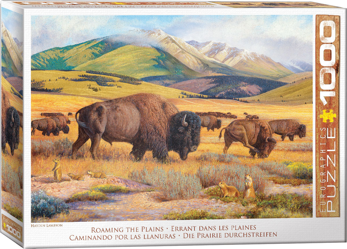 Eurographics Roaming the Plains 1000-Piece Puzzle