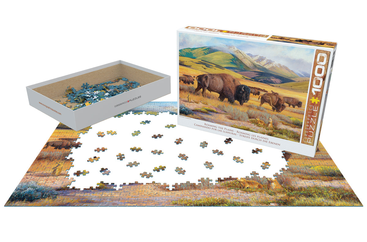Eurographics Roaming the Plains 1000-Piece Puzzle