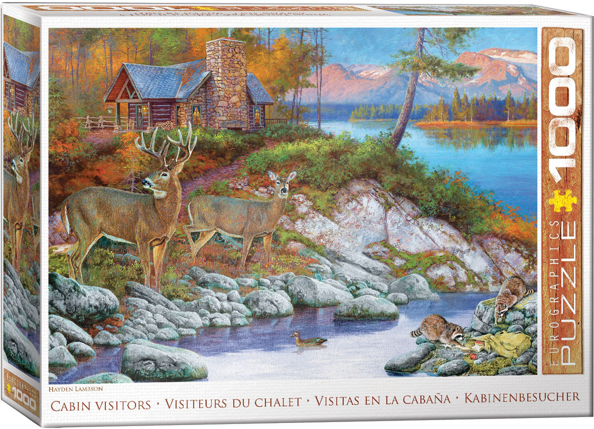 Eurographics Cabin Visitors 1000-Piece Puzzle