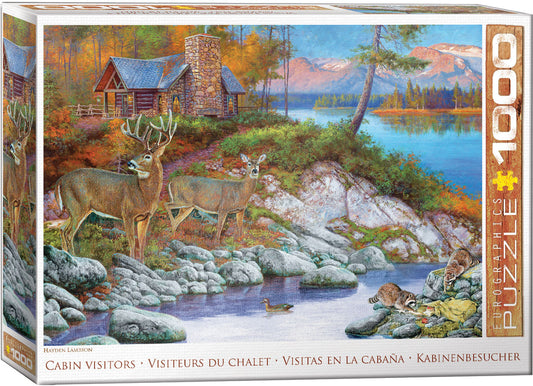 Eurographics Cabin Visitors 1000-Piece Puzzle