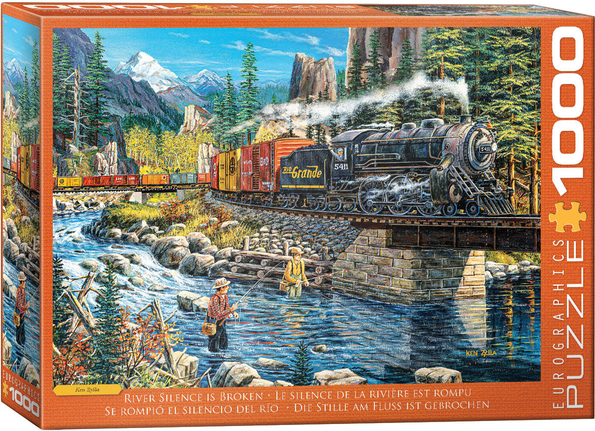 Eurographics River Silence is Broken 1000 piece Puzzle