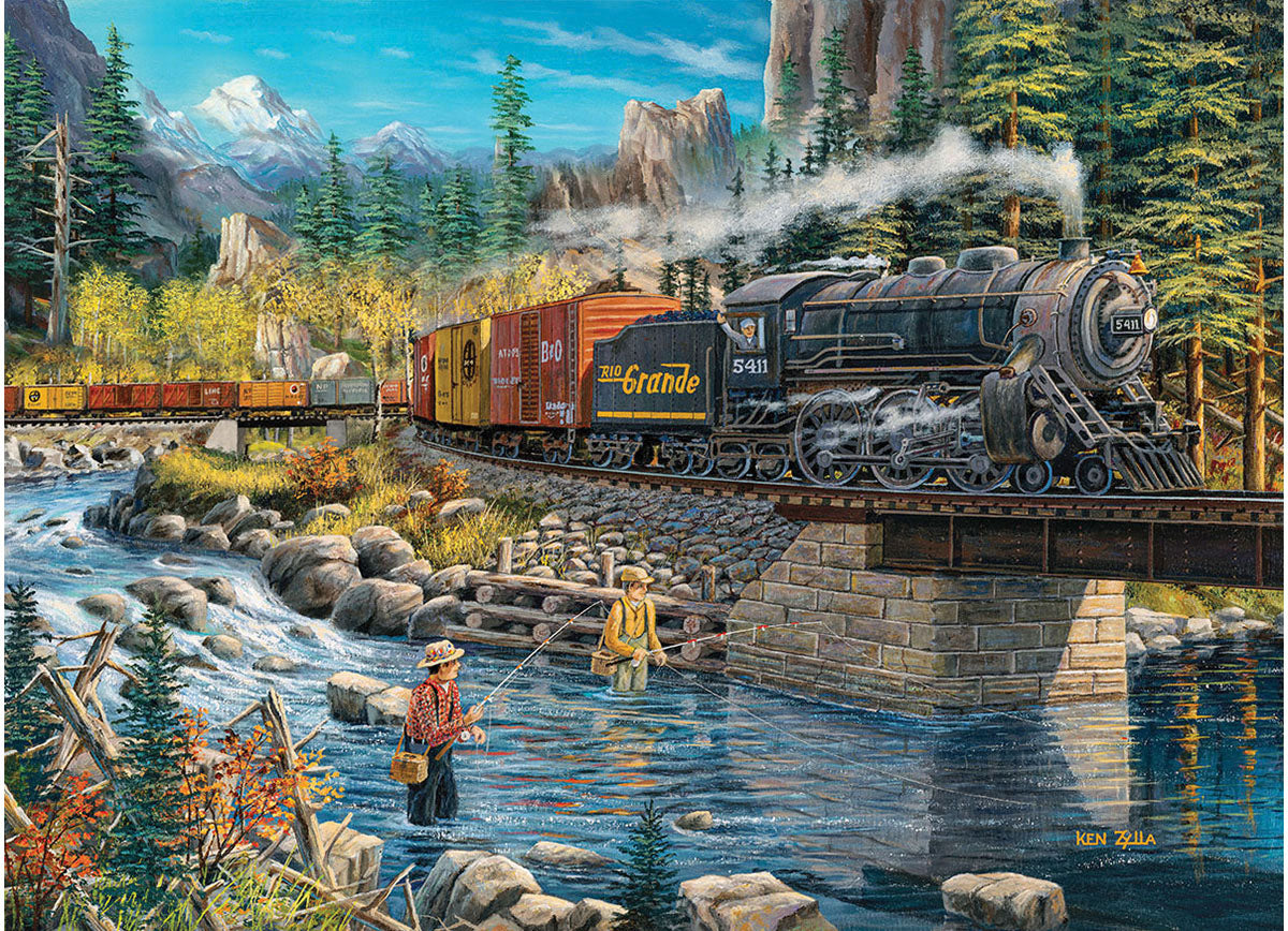 Eurographics River Silence is Broken 1000 piece Puzzle