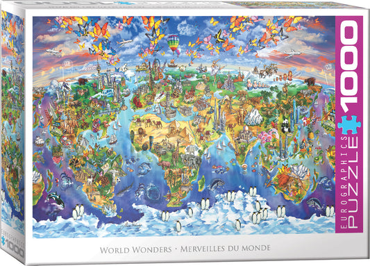 Eurographics World Wonders 1000-Piece Puzzle