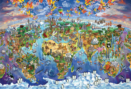 Eurographics World Wonders 1000-Piece Puzzle