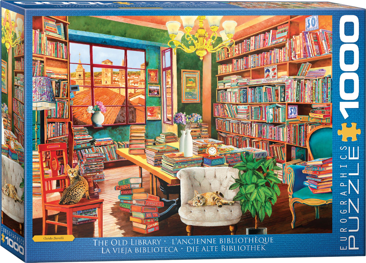 Eurographics The Old Library 1000-Piece Puzzle