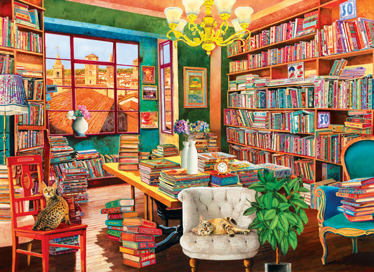 Eurographics The Old Library 1000-Piece Puzzle