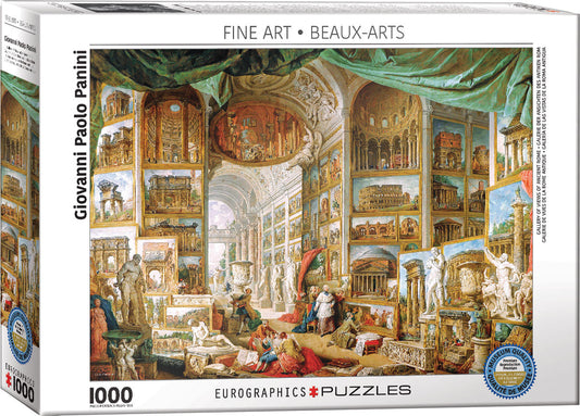 Eurographics Gallery of Views of Ancient Rome 1000-Piece Puzzle