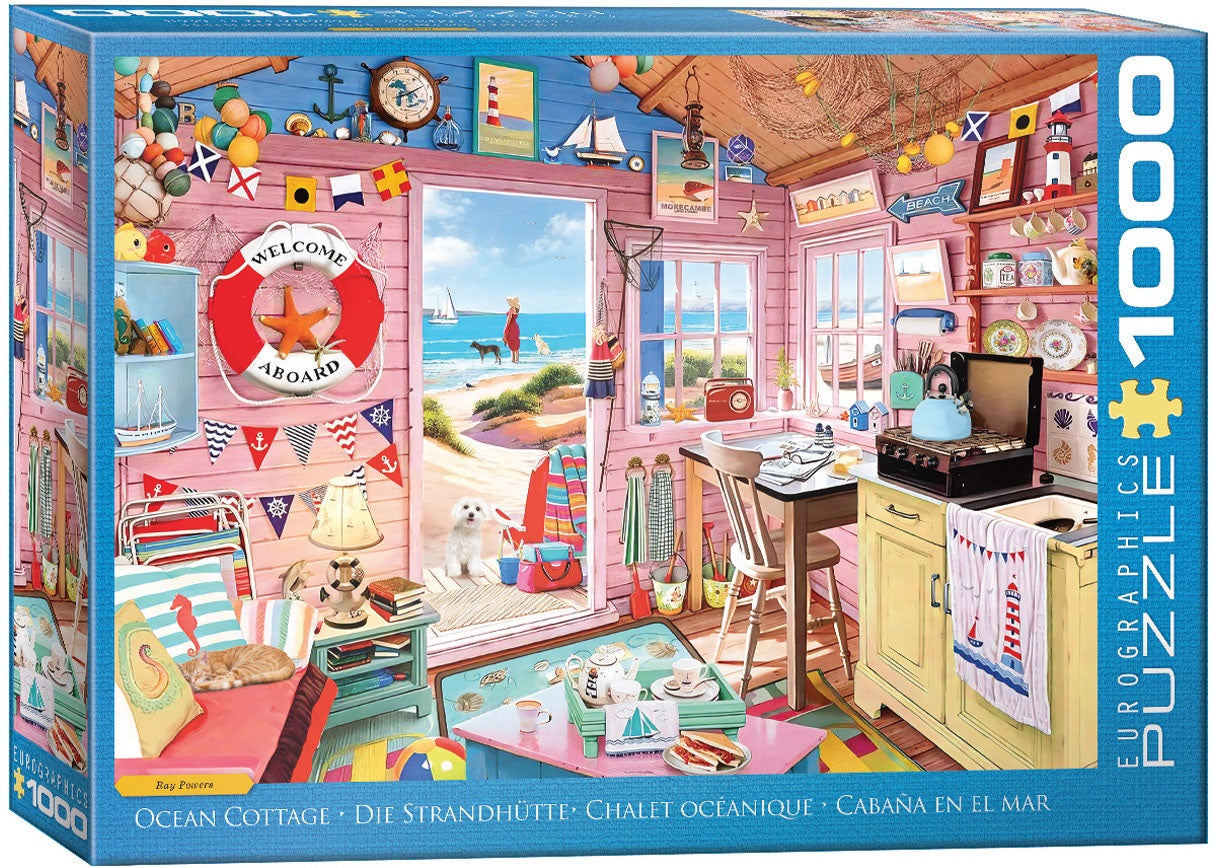 Eurographics Ocean Cottage 1000 piece Puzzle.