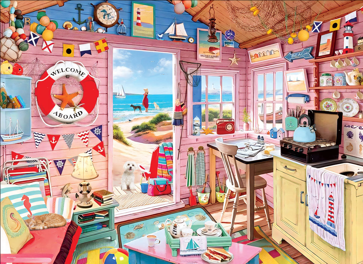 Eurographics Ocean Cottage 1000 piece Puzzle.