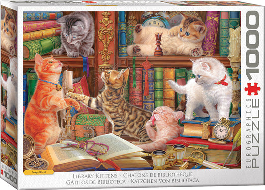 Eurographics Library Kittens 1000 piece Puzzle.