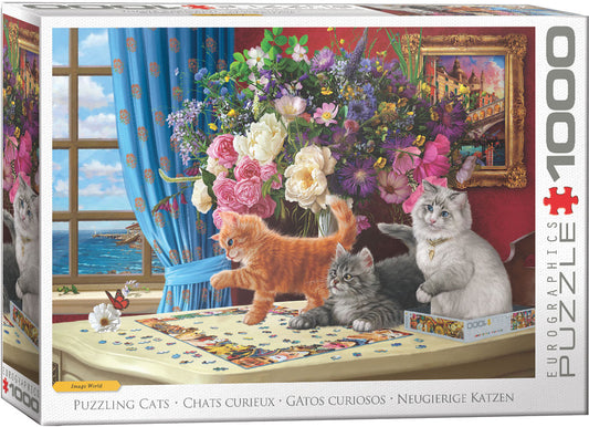 Eurographics Puzzling Cats 1000 piece Puzzle