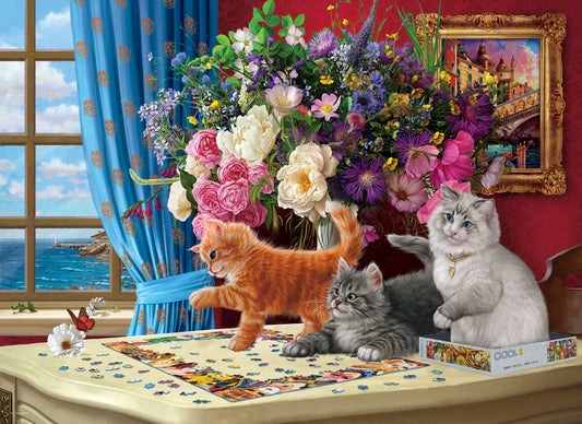 Eurographics Puzzling Cats 1000 piece Puzzle