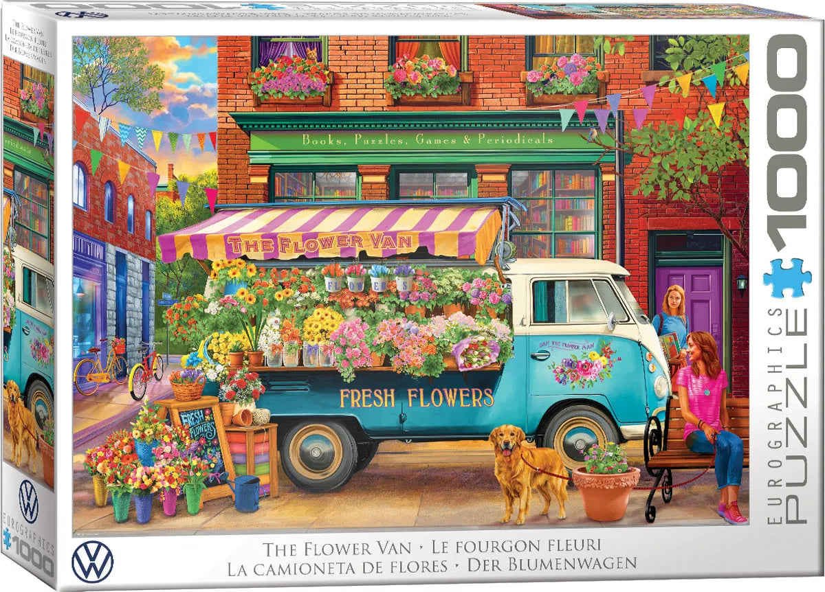 Eurographics The Flower Van 1000 piece Puzzle.