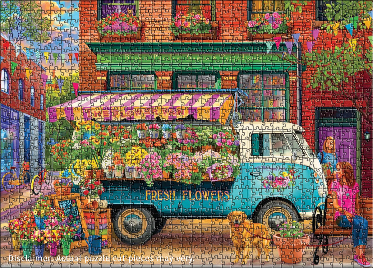 Eurographics The Flower Van 1000 piece Puzzle.