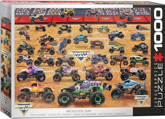 Eurographics Monster Jam - Truck Lineup 1000 piece Puzzle