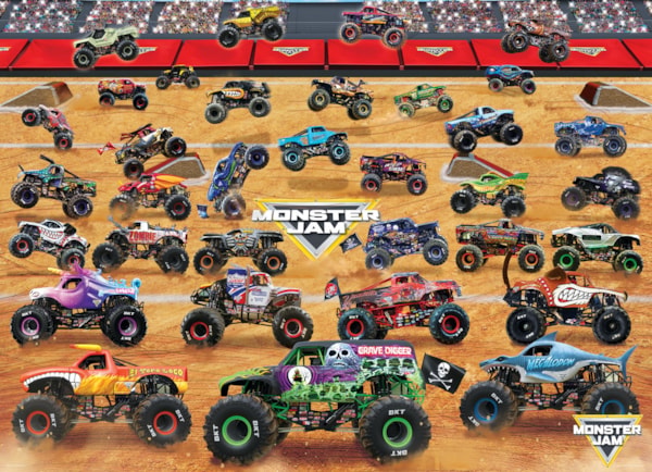 Eurographics Monster Jam - Truck Lineup 1000 piece Puzzle