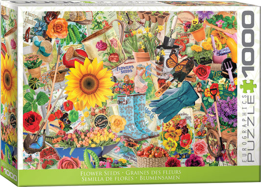 Eurographics Flower Seeds  1000 piece Puzzle