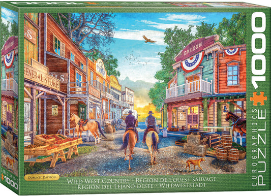 Eurographics Wild West Country 1000 piece Puzzle.