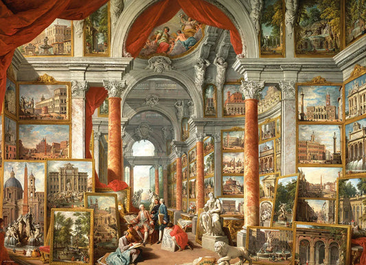 Eurographics Gallery of Views of Modern Rome 1000 piece Puzzle.