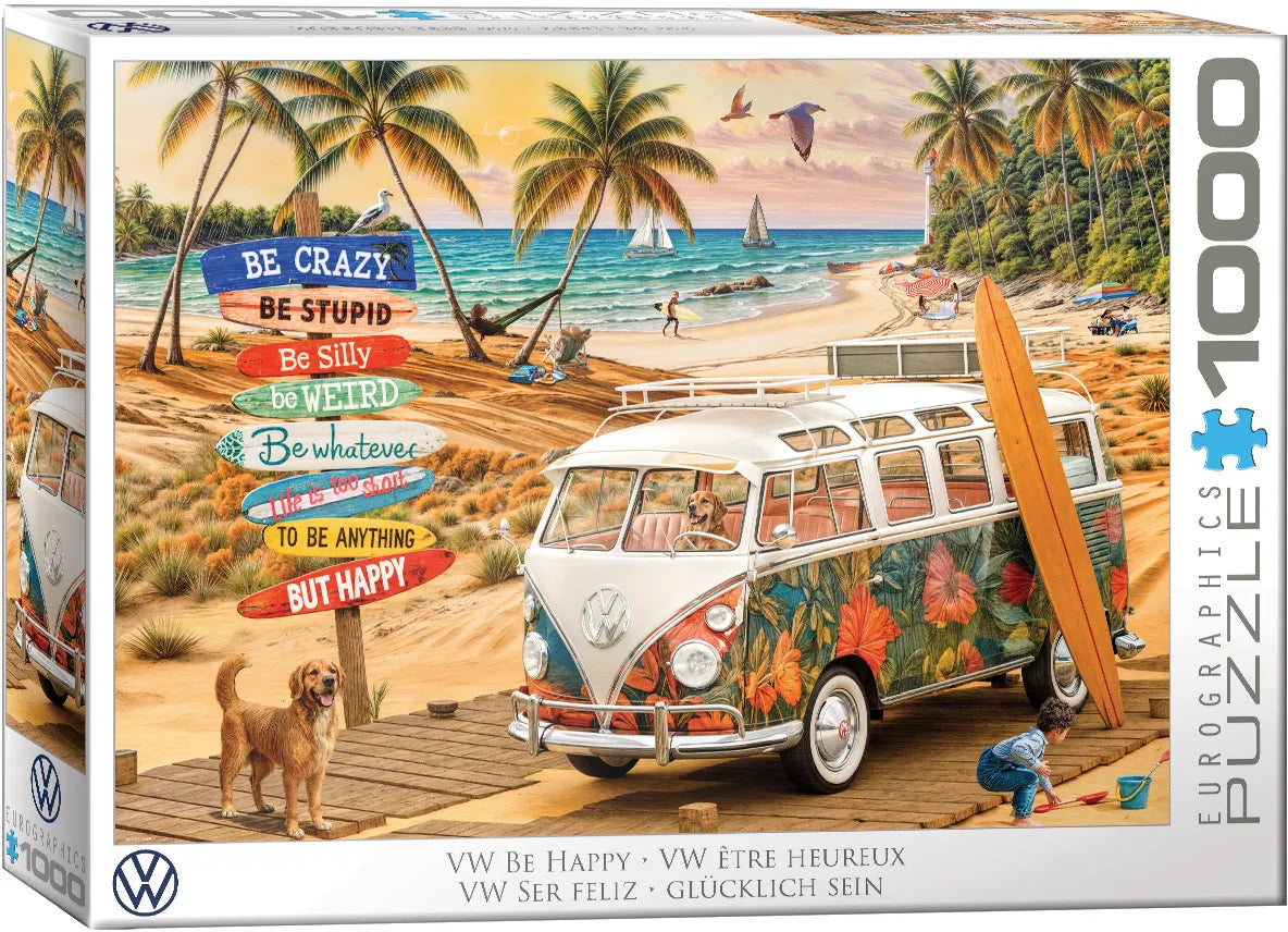 Eurographics VW Be Happy 1000 piece Puzzle.