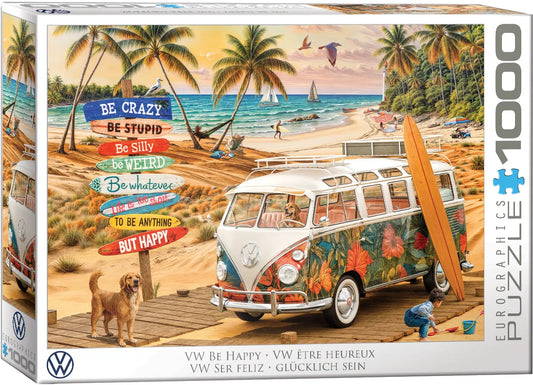 Eurographics VW Be Happy 1000 piece Puzzle.