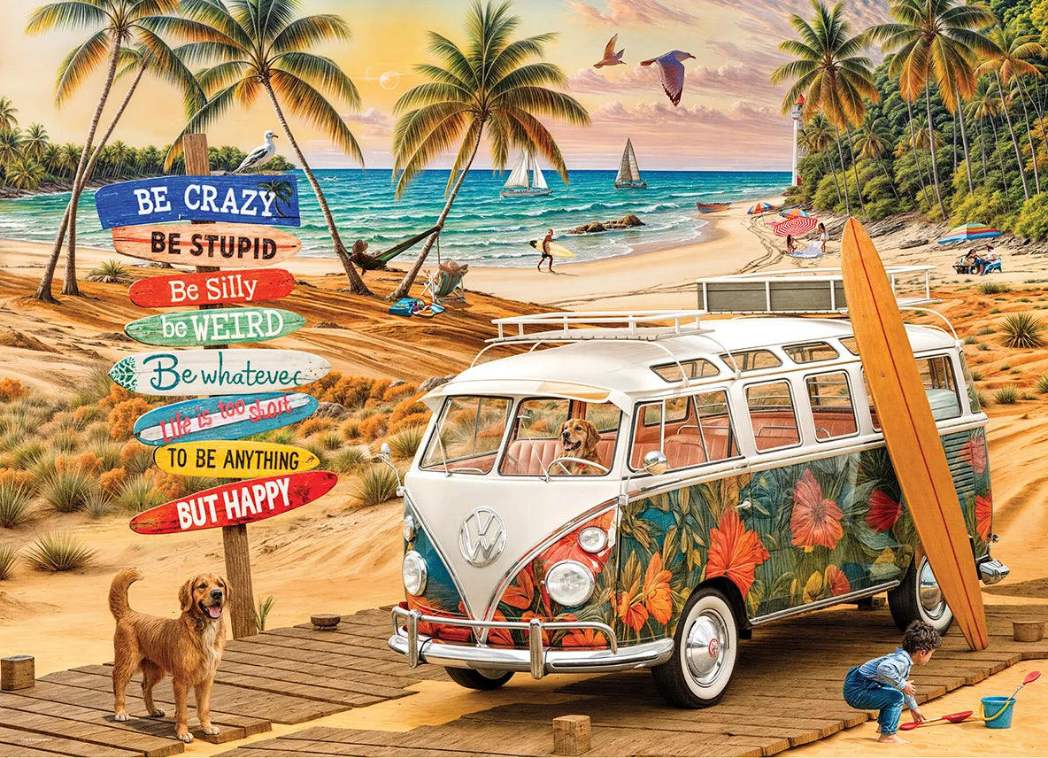 Eurographics VW Be Happy 1000 piece Puzzle.