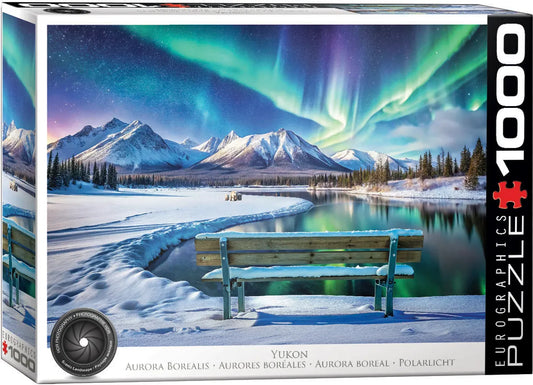 Eurographics Yukon Aurora Borealis 1000 piece Puzzle.