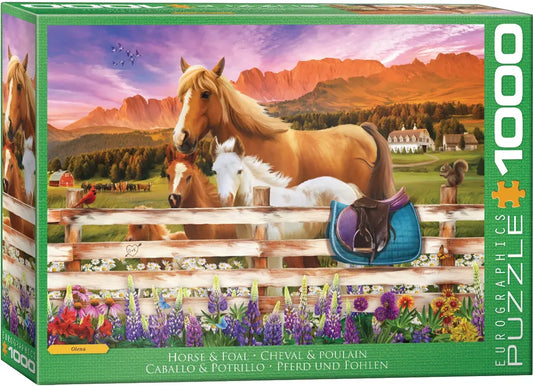 Eurographics Horse & Foal 1000 piece Puzzle.