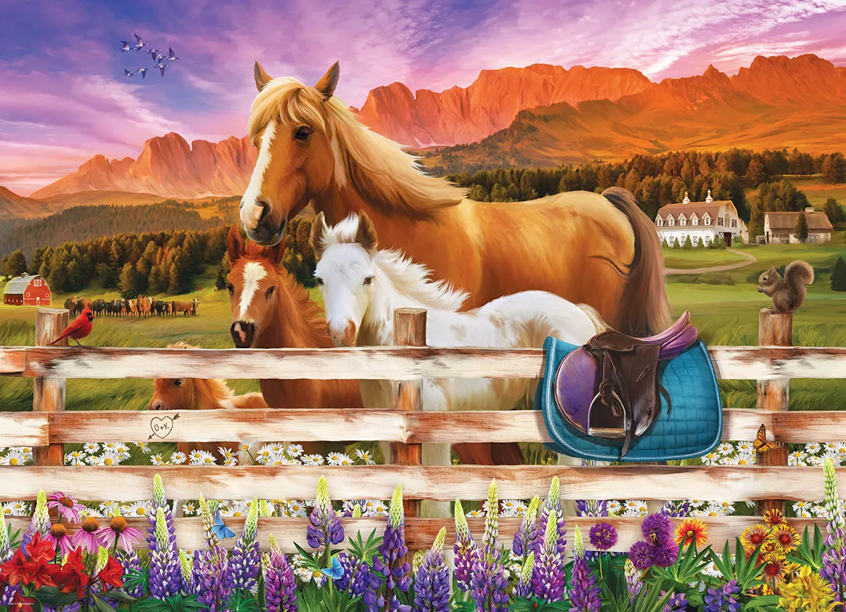 Eurographics Horse & Foal 1000 piece Puzzle.