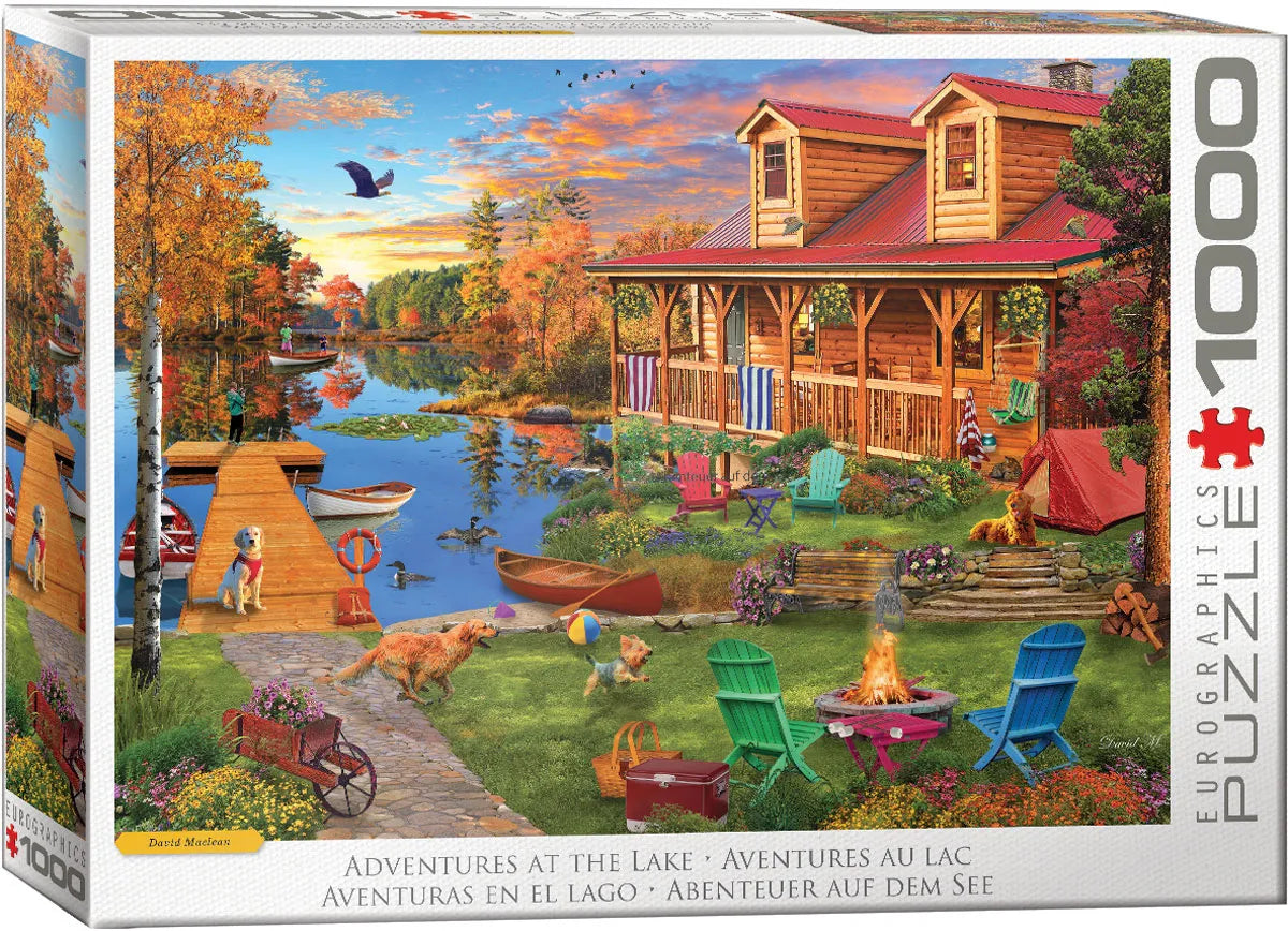 Eurographics Adventures at the Lake 1000 piece Puzzle.
