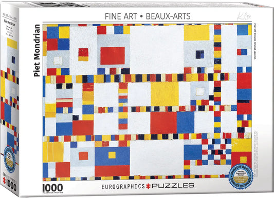 Eurographics Victory Boogie Woogie (Detail) 1000 piece Puzzle.