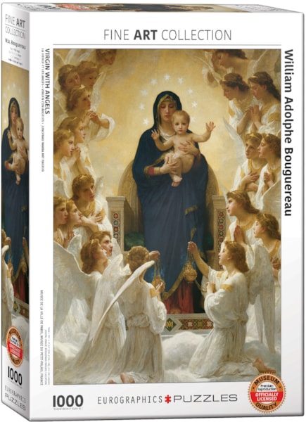 Eurographics Virgin with Angels by William Adolphe Bouguereau 1000-Piece Puzzle