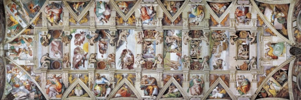 Eurographics The Sistine Chapel Ceiling by Michelangelo 1000-Piece Puzzle