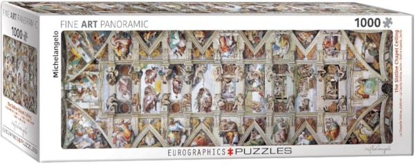 Eurographics The Sistine Chapel Ceiling by Michelangelo 1000-Piece Puzzle