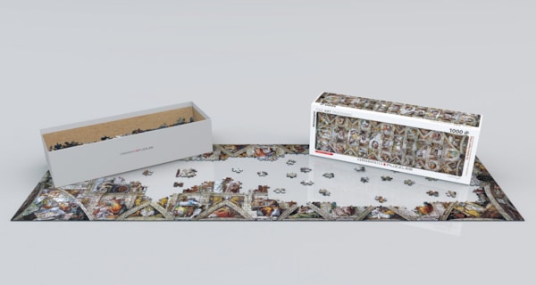 Eurographics The Sistine Chapel Ceiling by Michelangelo 1000-Piece Puzzle