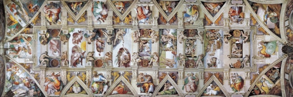 Eurographics The Sistine Chapel Ceiling by Michelangelo 1000-Piece Puzzle