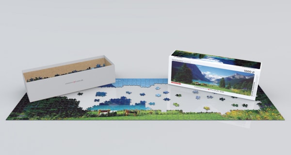 EUROGRAPHICS Lake Louise Canadian Rockies 1000-Piece Puzzle