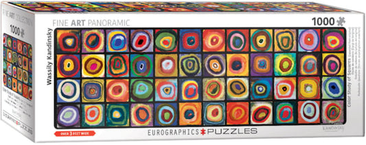 EUROGRAPHICS Color Study of Squares (Expanded from original) 1000-Piece Puzzle
