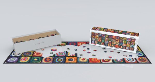 EUROGRAPHICS Color Study of Squares (Expanded from original) 1000-Piece Puzzle