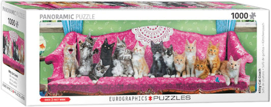EUROGRAPHICS Kitty Cat Couch 1000-Piece Puzzle
