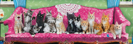 EUROGRAPHICS Kitty Cat Couch 1000-Piece Puzzle
